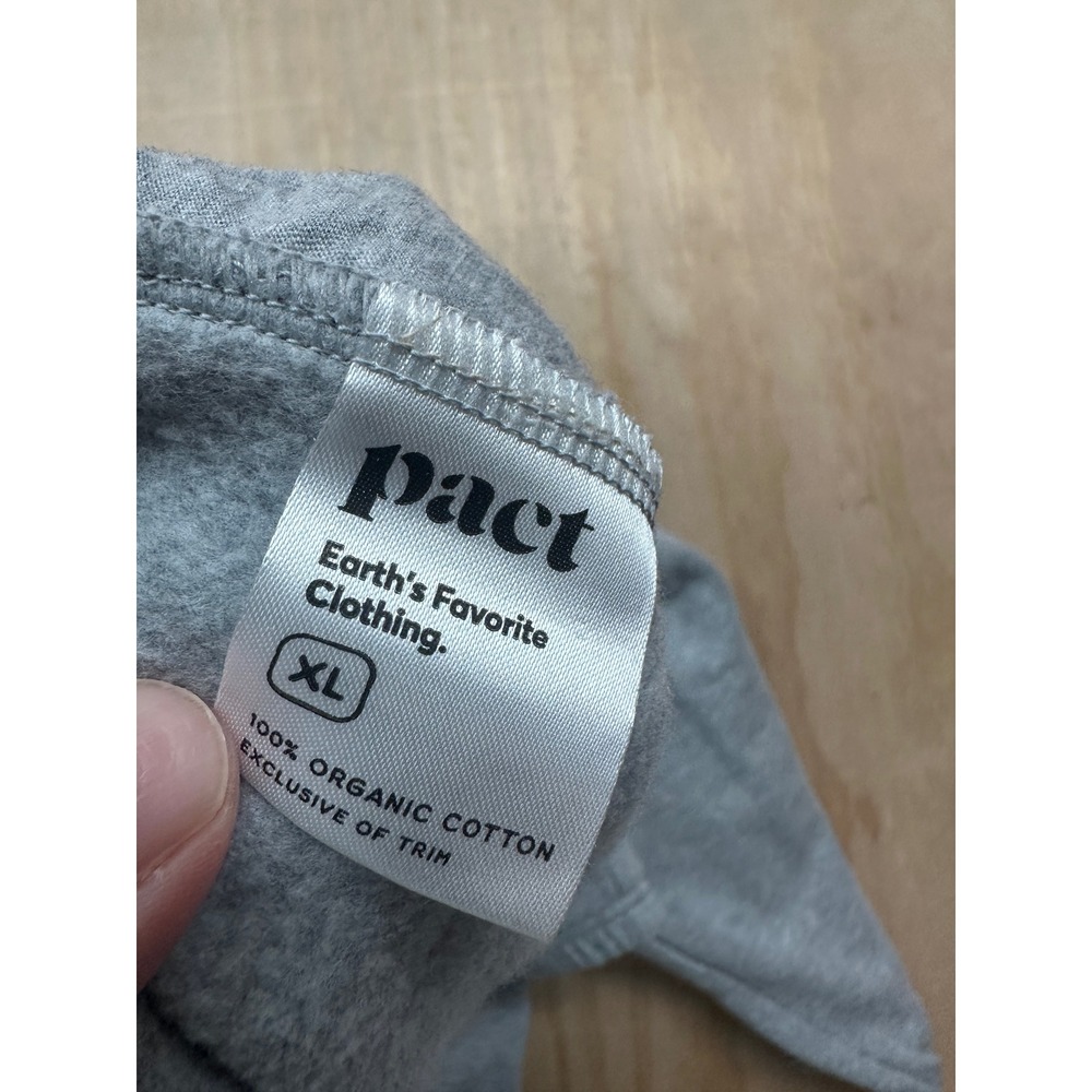 Pact Organic Cotton Sweatpants Gray XL WA1-W6J Joggers Loungewear - Picture 3 of 7